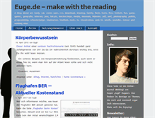 Tablet Screenshot of euge.de